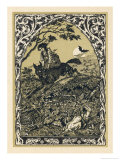 Buy Wolf Carries Young Guillemette to Meet Its Master Satan: in the Forest It Becomes an Old Hag at AllPosters.com