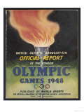 Buy The Cover of the Official Report Featuring the Olympic Torch on the Cover at AllPosters.com