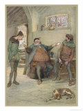 Buy The Merry Wives of Windsor, Act I Scene III: Falstaff Dispatches His Billet-Doux at AllPosters.com