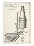 Buy John Marshall's New Invented Double Microscope for Viewing the Circulation of the Blood at AllPosters.com