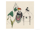 Buy Three Fur Muffs with Roses at AllPosters.com
