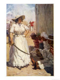 Buy Cawnpore: Prisoners Captured During the Siege are Guarded by Bridget Widdowson a Private's Wife at AllPosters.com