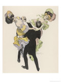 Buy At a German Carnival Ball Two Couples Double Their Fun When They Join Forces to Form a Foursome at AllPosters.com