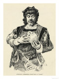 The French Actor Mounet- Sully in the Role of Hamlet Apostrophizing Yorick