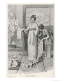 Buy Female Attendant Helps Madama Butterfly to Dress at AllPosters.com