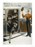 Buy Lady Arrives by Car at an Airport at AllPosters.com