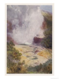 The Champagne Cauldron Hot Spring Near Rotorua in New Zealand