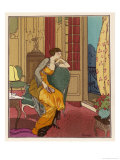 Buy Worth Dress in an Exotic Shade of Orange at AllPosters.com