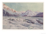 The Tasman Glacier in New Zealand