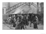 Buy An Explosion at the Universal Colliery Rocks the Village and Local People Rush to the Scene at AllPosters.com