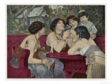 Buy Much to His Distress Gulliver is Admired by the Ladies of the Country at AllPosters.com