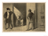 Buy Mental Patient Confined in a Strait-Jacket is Chained Barefoot in a Small Bare Cell at AllPosters.com