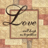 Words to Live By, Love Art Print