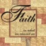 Words to Live By, Faith Art Print