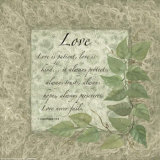 Words to Live By, Love