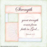 Words to Live By, Strength