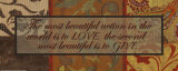 Buy Words to Live By, Love, Give at AllPosters.com