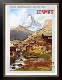 Buy Swiss Alps, Zermatt Matterhorn at AllPosters.com