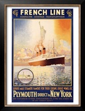 French Line, Plymouth to New York