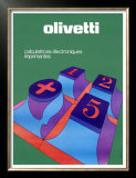 Olivetti Electronic Calculator Key Pad