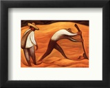 Peasants Framed Art Print