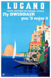 Buy Lucano- Fly SWISSAIR at AllPosters.com