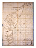 Buy USA Coast from New York to Cape Hatteras 1809 at AllPosters.com