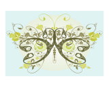 Buy Lime Green Butterfly at AllPosters.com