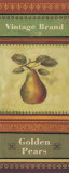Golden Pears Art Print