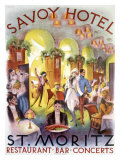 Buy Savoy Hotel Restaurant Bar Concert Poster at AllPosters.com