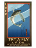 Buy Try a Fly by the LNER, LNER Poster, circa 1925 at AllPosters.com