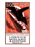 Buy Scotland, Straight as the Crow Flies at AllPosters.com