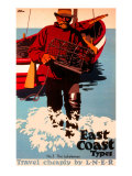 Buy The Lobsterman, LNER Poster, 1923-1947 at AllPosters.com