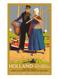 Holland Via Hull-Rotterdam, LNER Poster, 1923-1947
