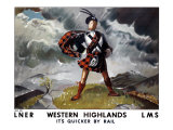 Buy Western Highlands, LNER/LMS Poster, 1934 at AllPosters.com