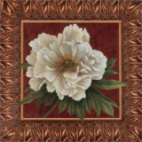 Peony in Red and Gold
