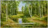 Buy Birch Grove Near Pokrovskoje at AllPosters.com
