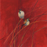 Crimson Sparrows I