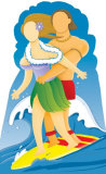 Buy Surfer Couple at AllPosters.com