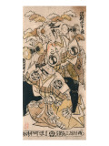 Buy Sawamura Sojuro I and Ichimura Takenojo Dancing with a Tsuzumi at AllPosters.com