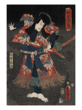Buy Ichikawa Danj-Ro VIII in a Scene from the Play Raigo Ajari Kaisoden at AllPosters.com