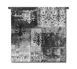 Buy Abstract Damask Brushed Steel Square at AllPosters.com
