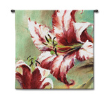 Blooming Lily Wall Tapestry