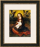 Buy The Virgin and Child with Two Music-Making Angels in a Rose Garden at AllPosters.com