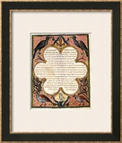Page from a Hebrew Bible with Birds, 1299