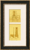 Design for Chairs Shown in Front and Side Elevation, 1903, for the Room de Luxe