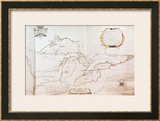 Map of the Great Lakes