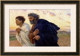 The Disciples Peter and John Running to the Sepulchre on Morning of Resurrection, circa 1898