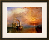 The "Fighting Temeraire" Tugged to Her Last Berth to be Broken Up, Before 1839