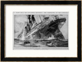 Buy The Lusitania Sinks after Being Hit by German Torpedoes at AllPosters.com